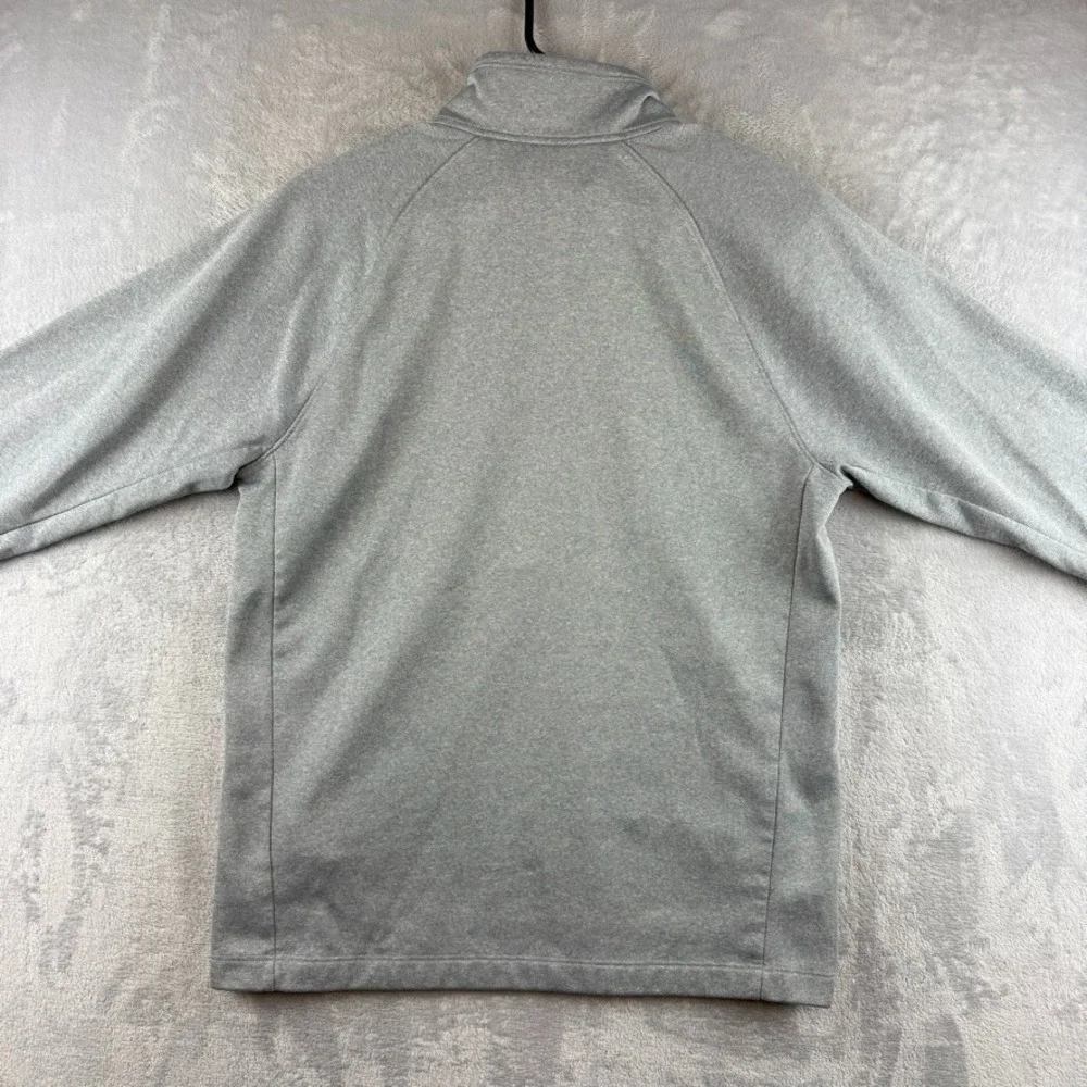 North Face 1/2 Zip Pullover Men Medium Gray Canyonlands Tech Fleece Sweatshirt